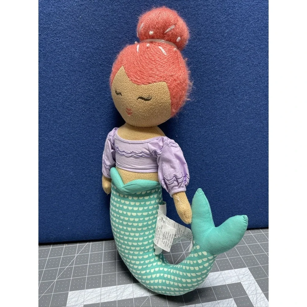 Pillowfort Knit Mermaid Plush Doll 16